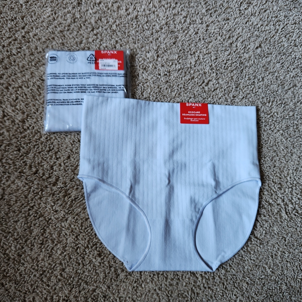 Spanx White High-Waisted Shapewear